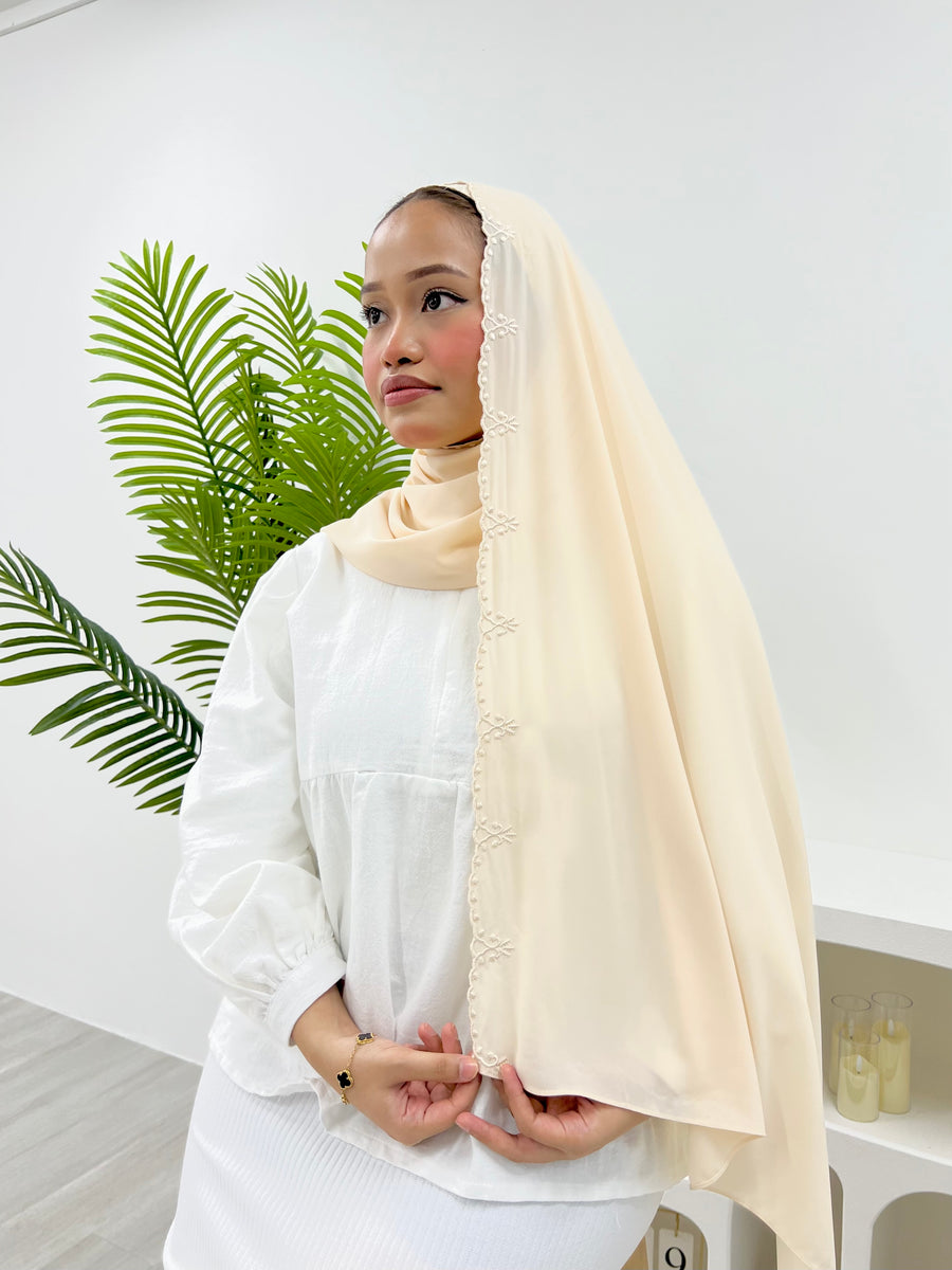 Sulam Embroidered Shawl - Crown â Happy Vibes