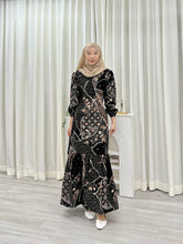 Load image into Gallery viewer, Batik Square Neck Ruffle Dress - Laiya
