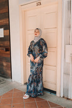 Load image into Gallery viewer, Batik Square Neck Ruffle Dress - Rina
