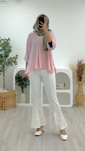 Load and play video in Gallery viewer, VNeck Zipper Crinkle Satin Top VZCST
