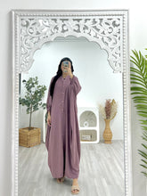 Load image into Gallery viewer, Crinkle Button Kaftan