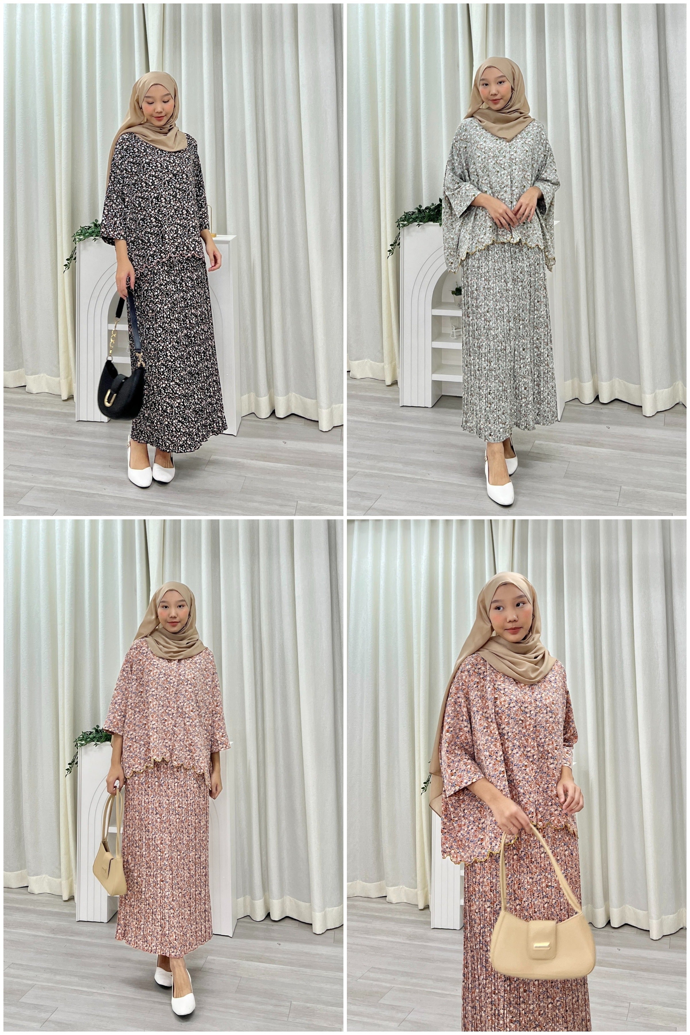 Sulam Garden Skirt Set