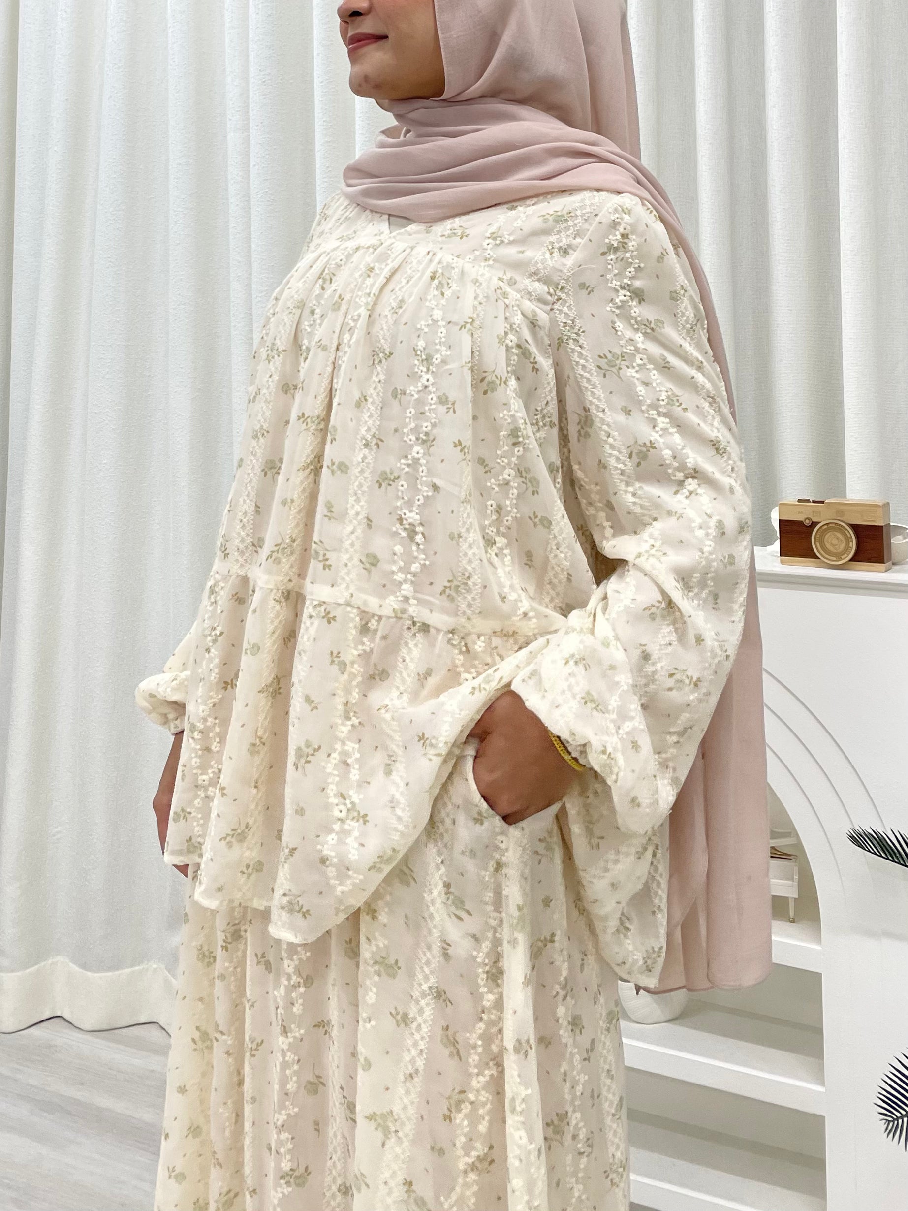 Tiers of Grace Elegant Skirt Set