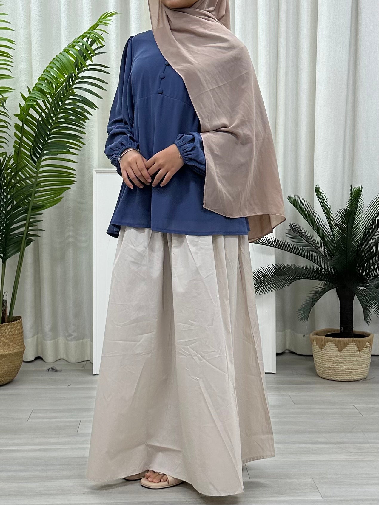 Arabella Flare Peplum Top