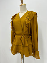 Load image into Gallery viewer, Chiffon Ruffle Top
