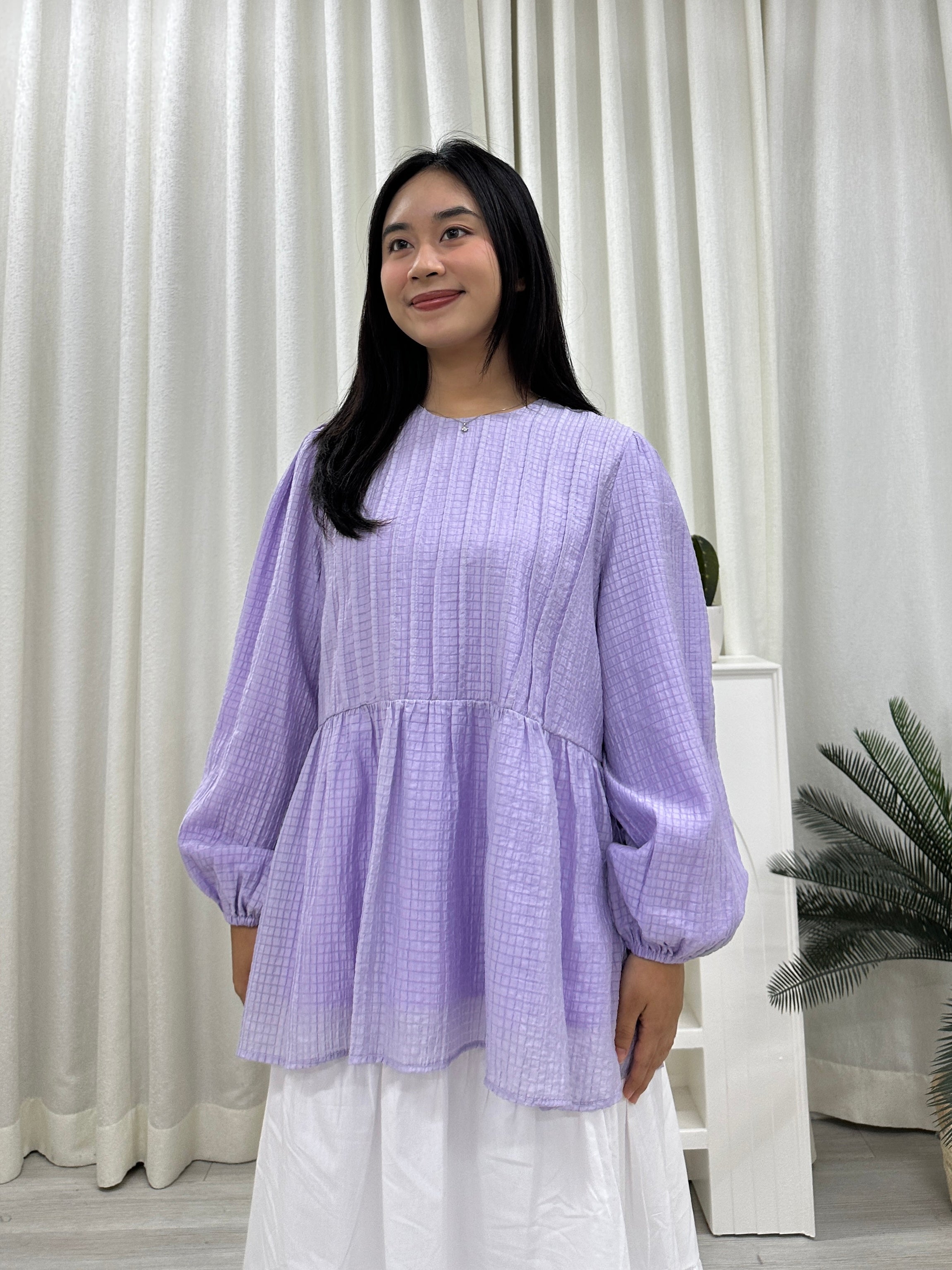 Doll Pleats Peplum Top