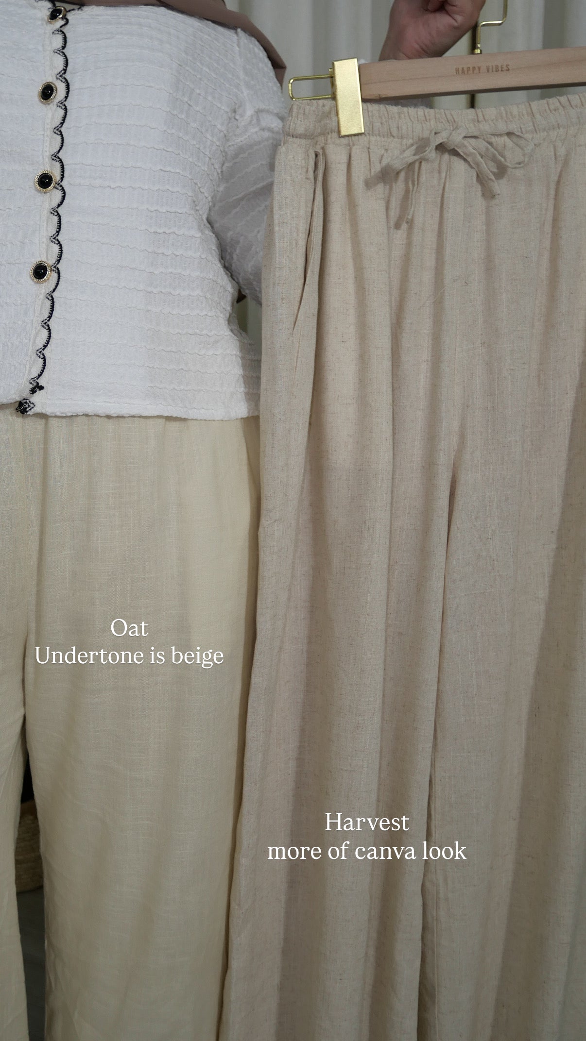 Linen Straight Pants