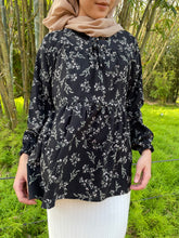 Load image into Gallery viewer, Sarah Floral Tie Blouse