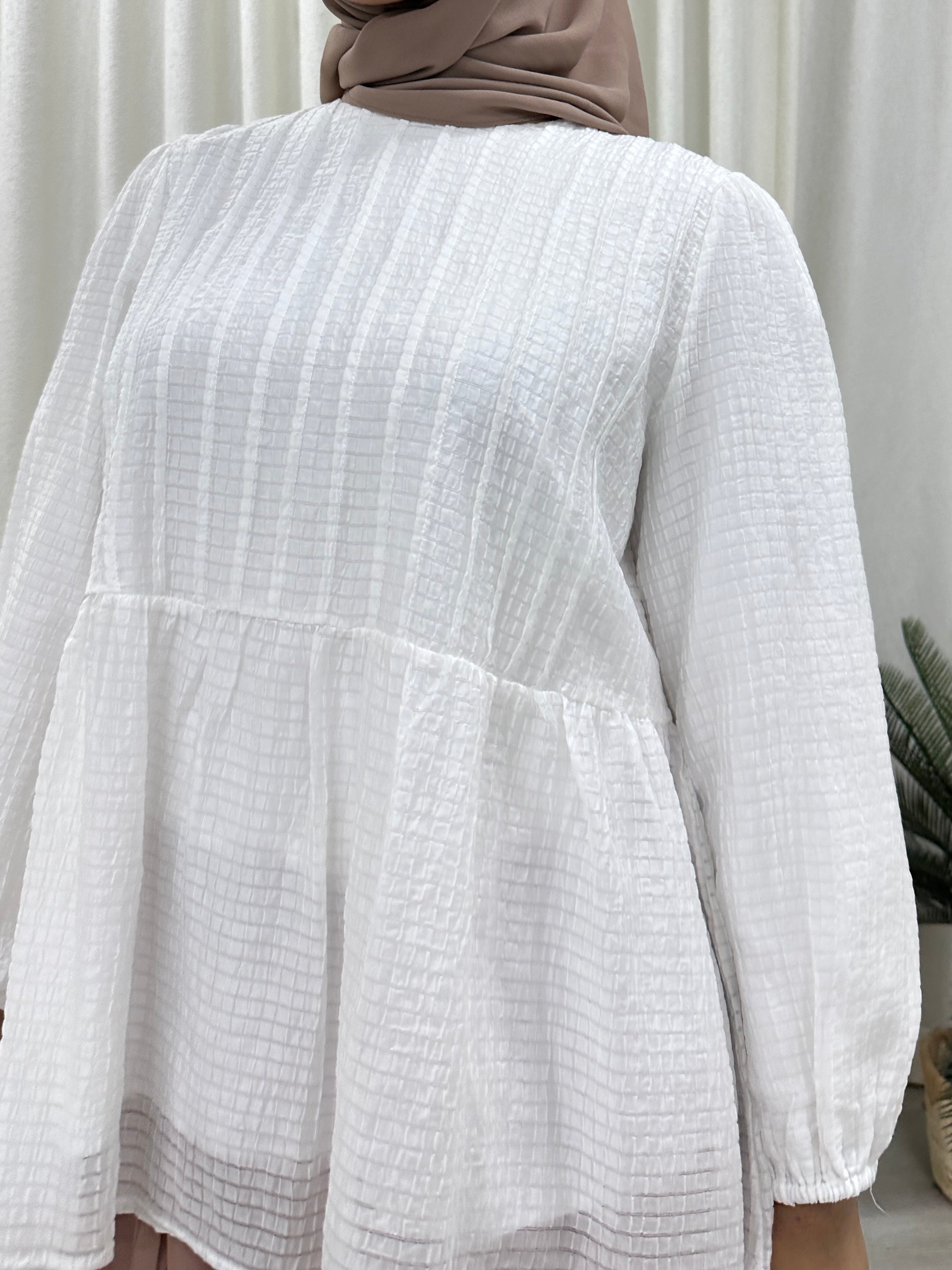 Doll Pleats Peplum Top