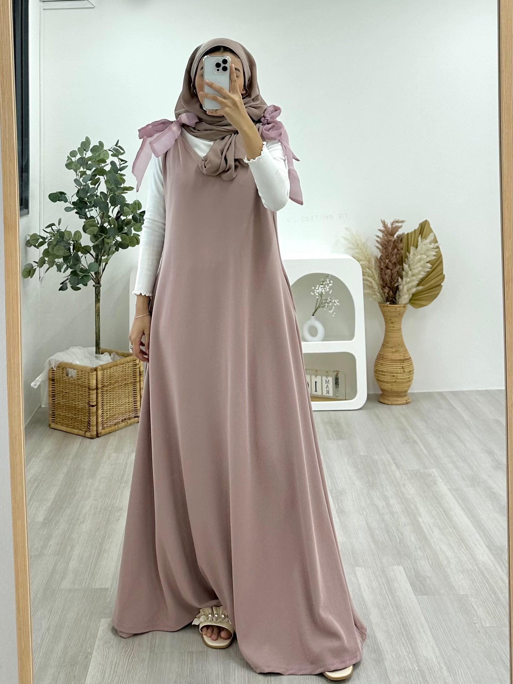 Ribbon Tie Maxi Dress