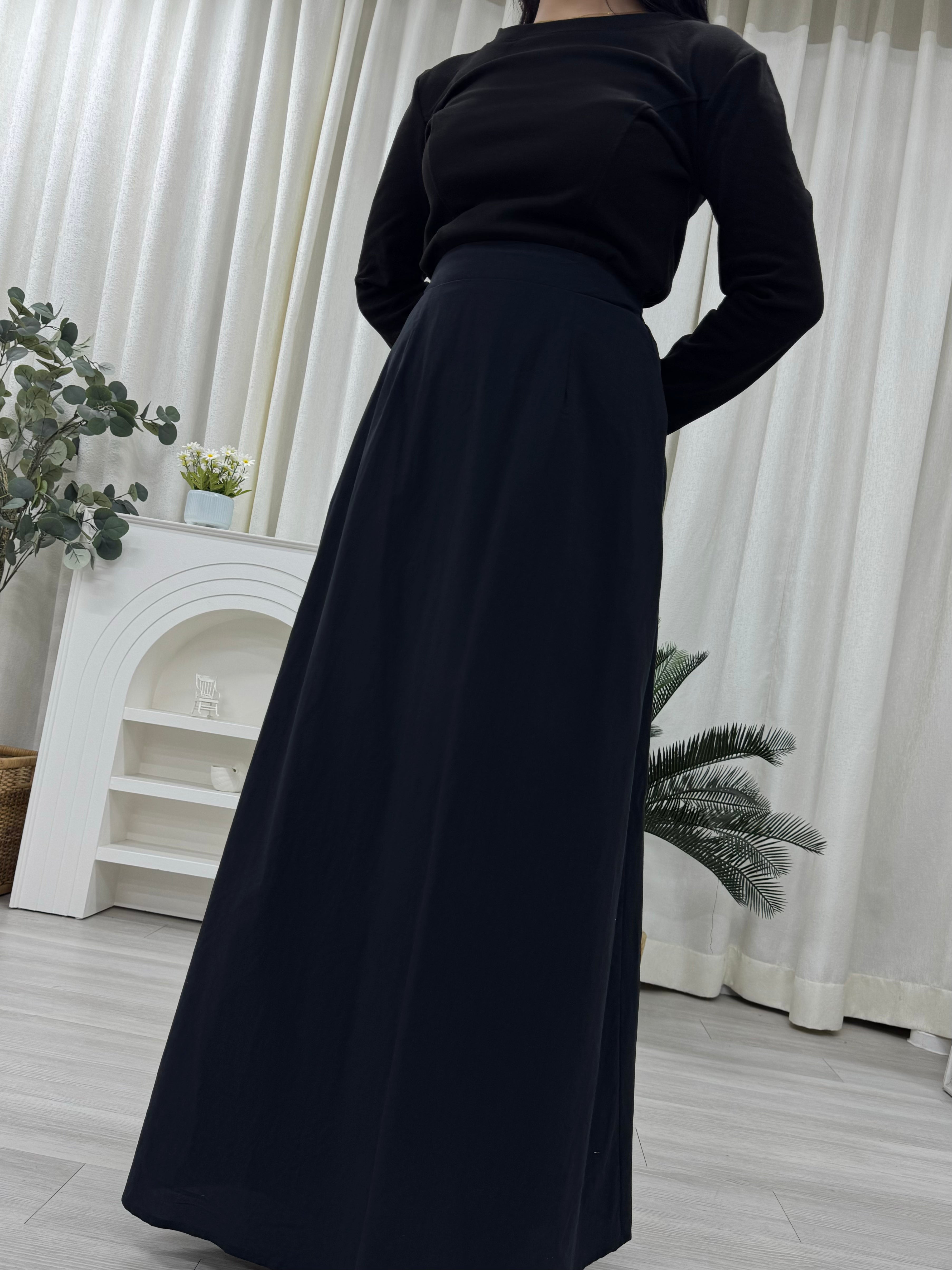 The A-line Crushed Cotton Skirt Edit