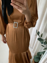 Load image into Gallery viewer, Smooth Satin Tiered Dress
