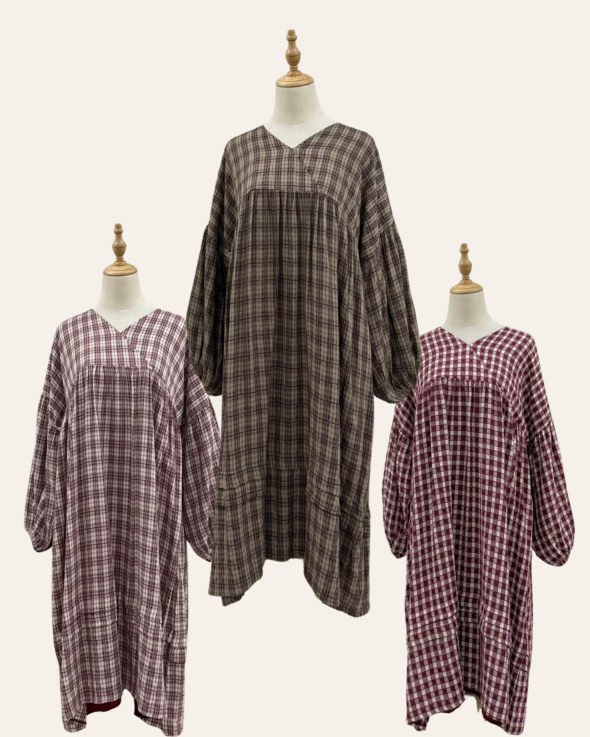 Kimora Tunic - Checks & Plaids