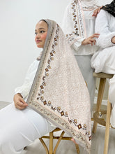 Load image into Gallery viewer, Printed Matte Satin Shawl - Whimsical