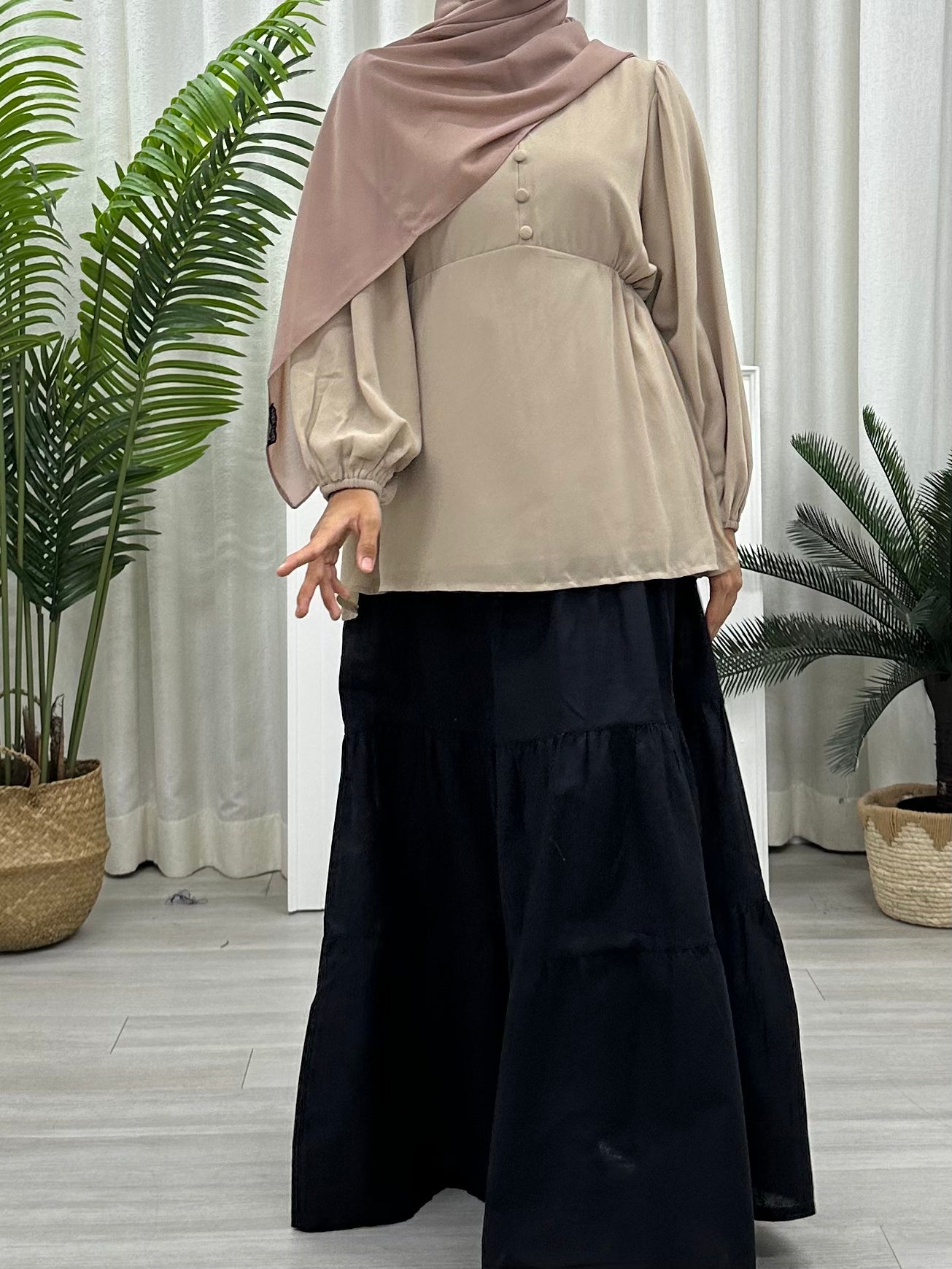 Arabella Flare Peplum Top