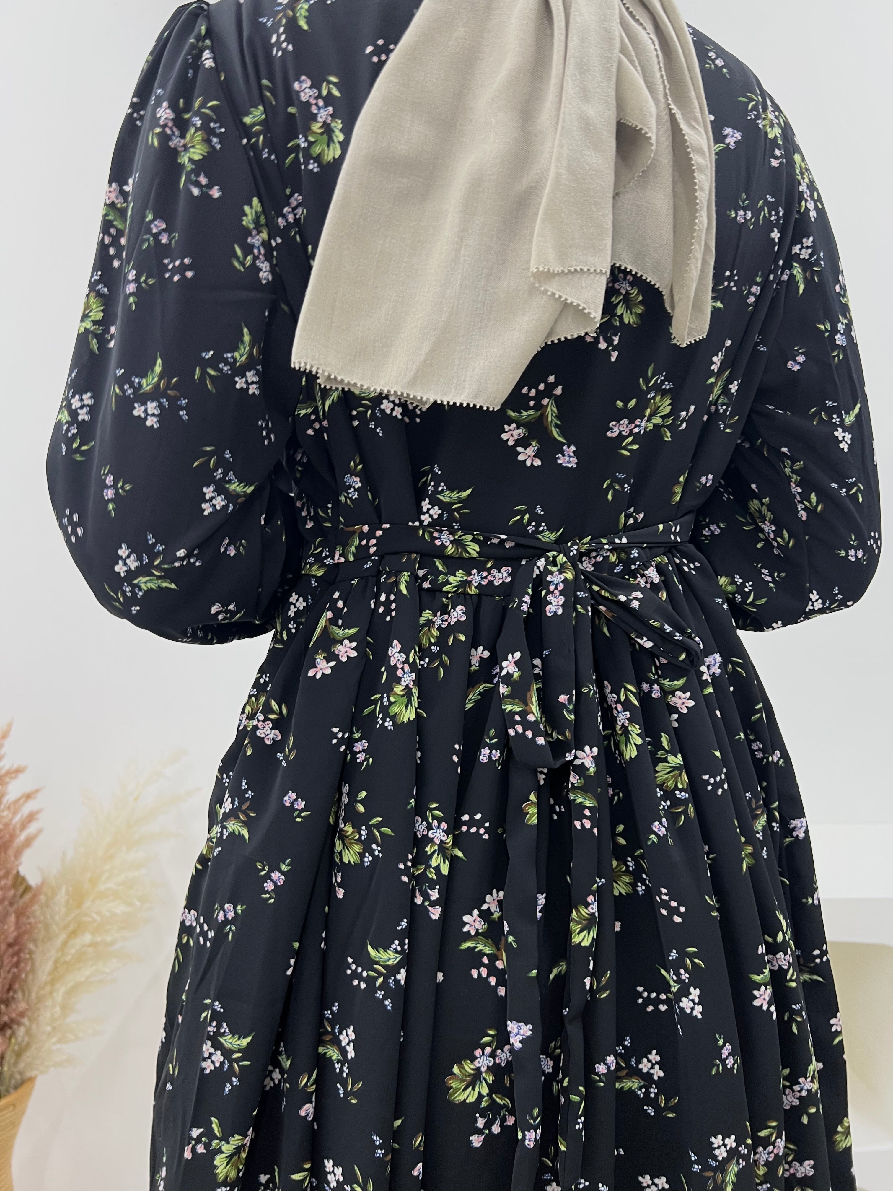 Printed Milkmaid Dress - Yarrow