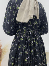Load image into Gallery viewer, Printed Milkmaid Dress - Yarrow
