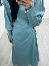 Load image into Gallery viewer, Satin Side Knot Dress