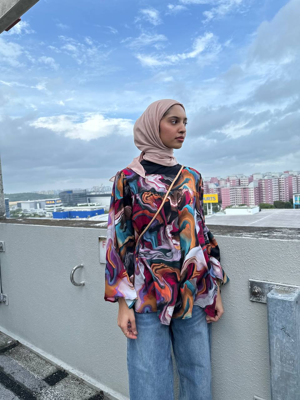 Zora Watercolour Top