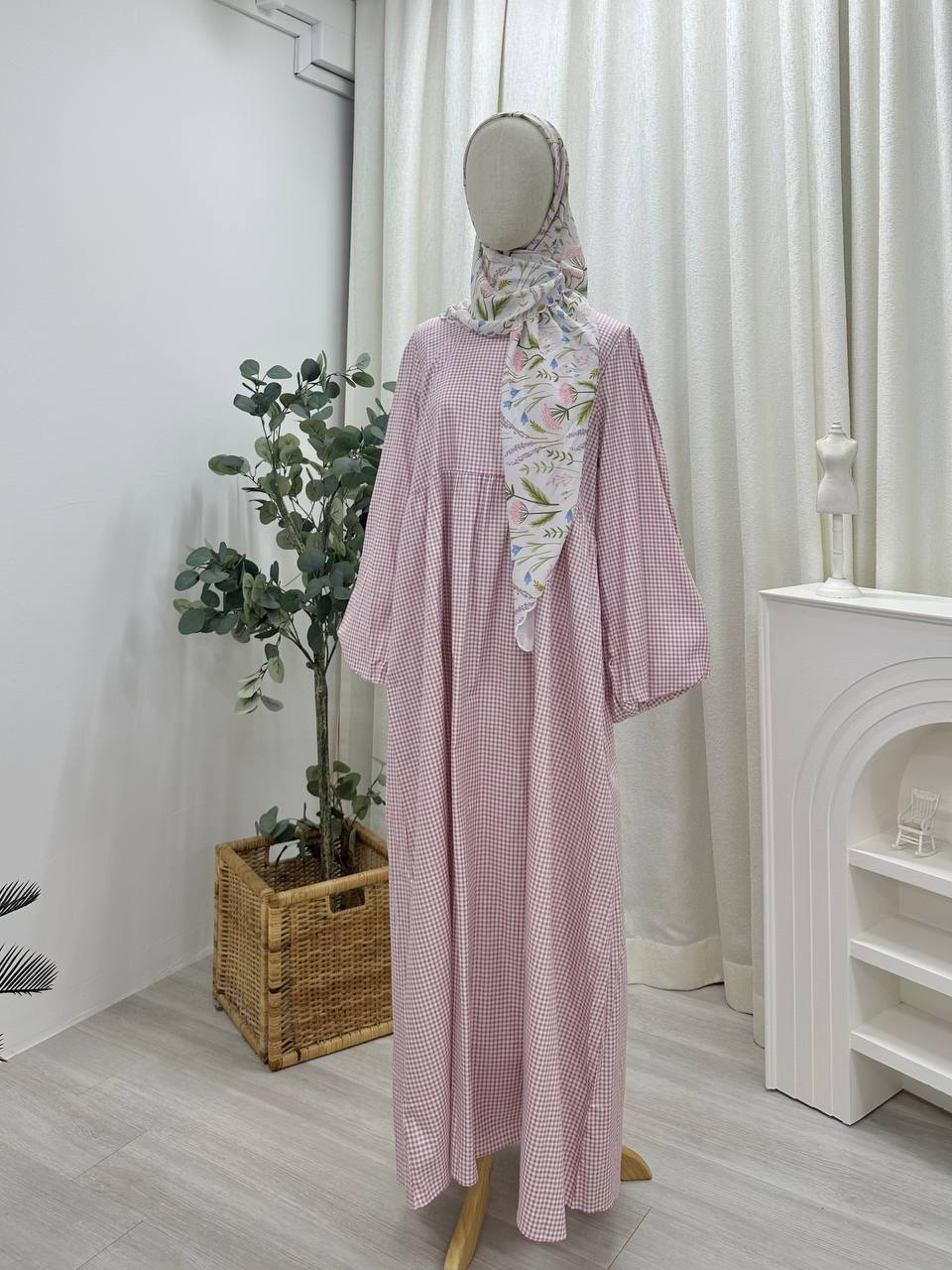 Timeless Gingham Maxi Dress