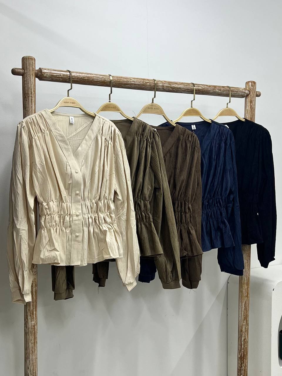 Korean Peplum Blouse Soft material