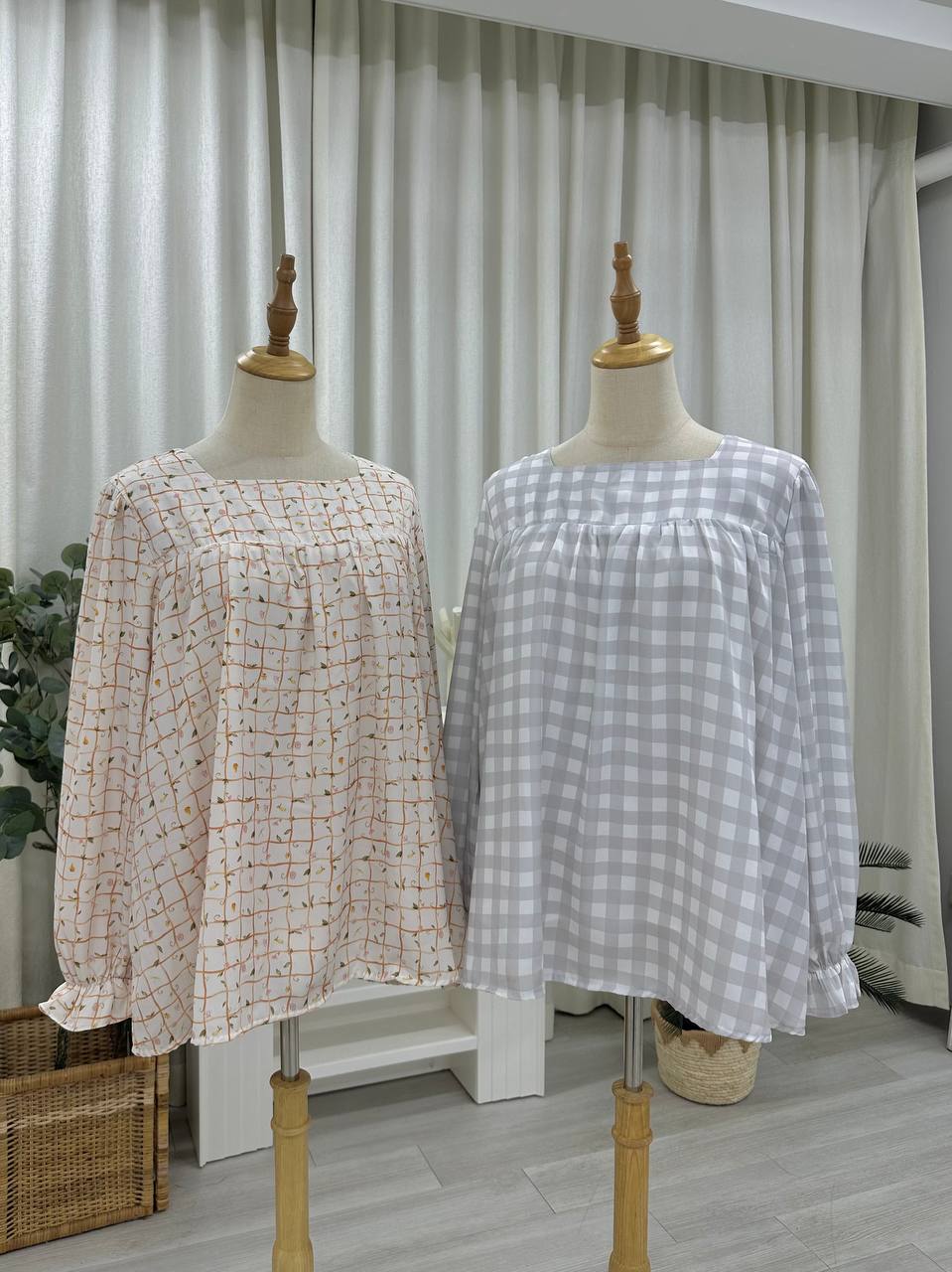 Farsi Printed Doll Chiffon Top