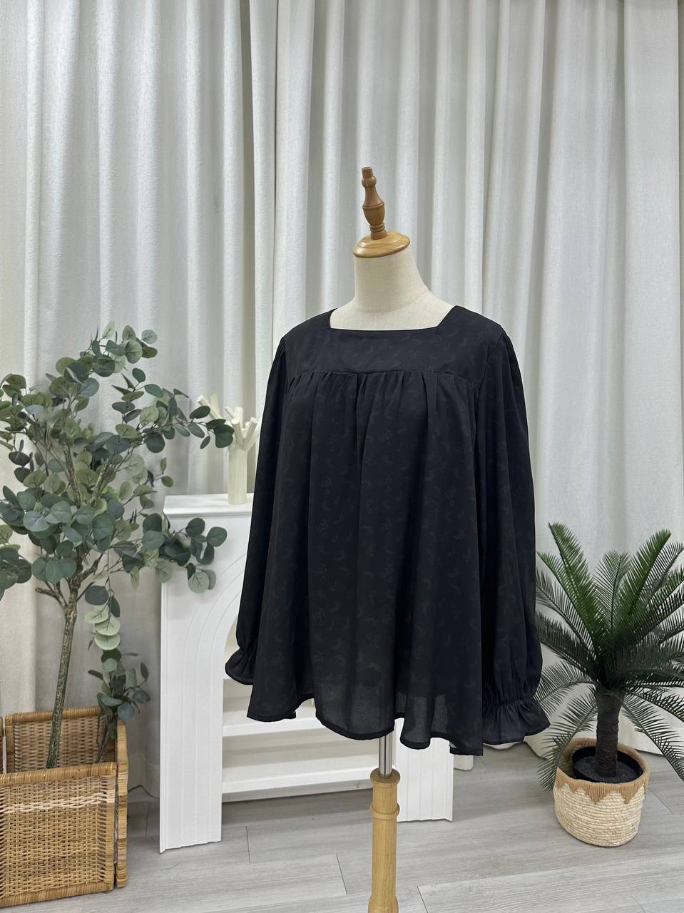 Farsi Printed Doll Chiffon Top
