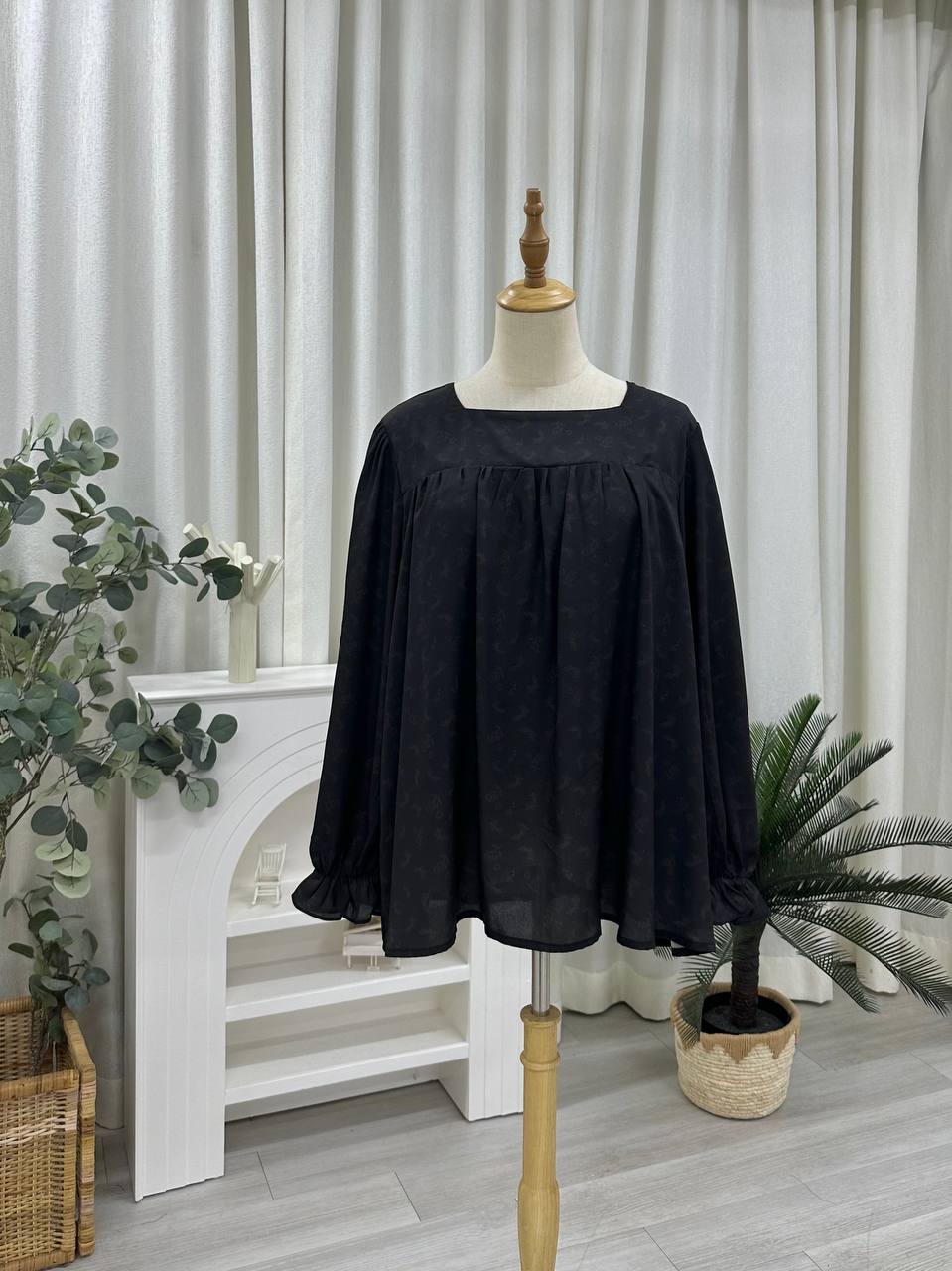 Farsi Printed Doll Chiffon Top