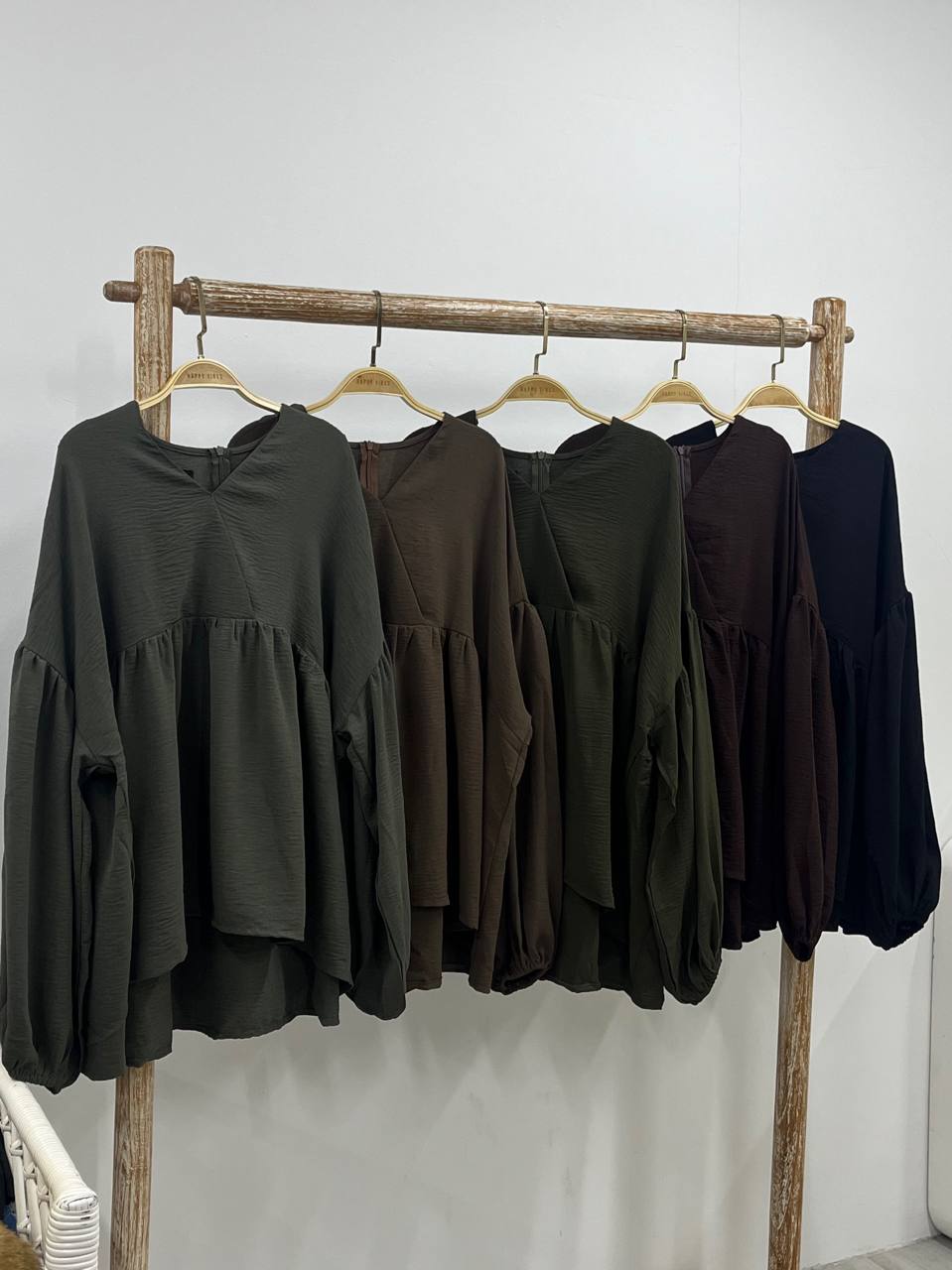 Kimora Crinkle Top Ironless