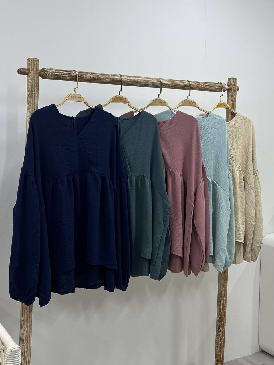 Kimora Crinkle Top Ironless