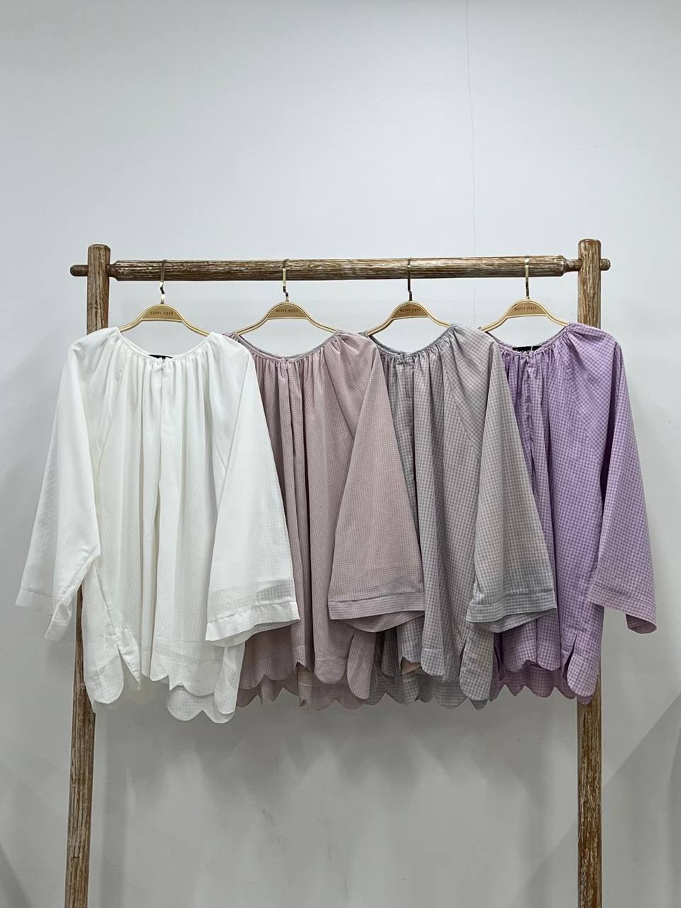 Sculpted Top - Vintage Gingham