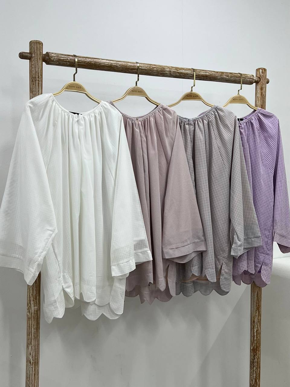 Sculpted Top - Vintage Gingham