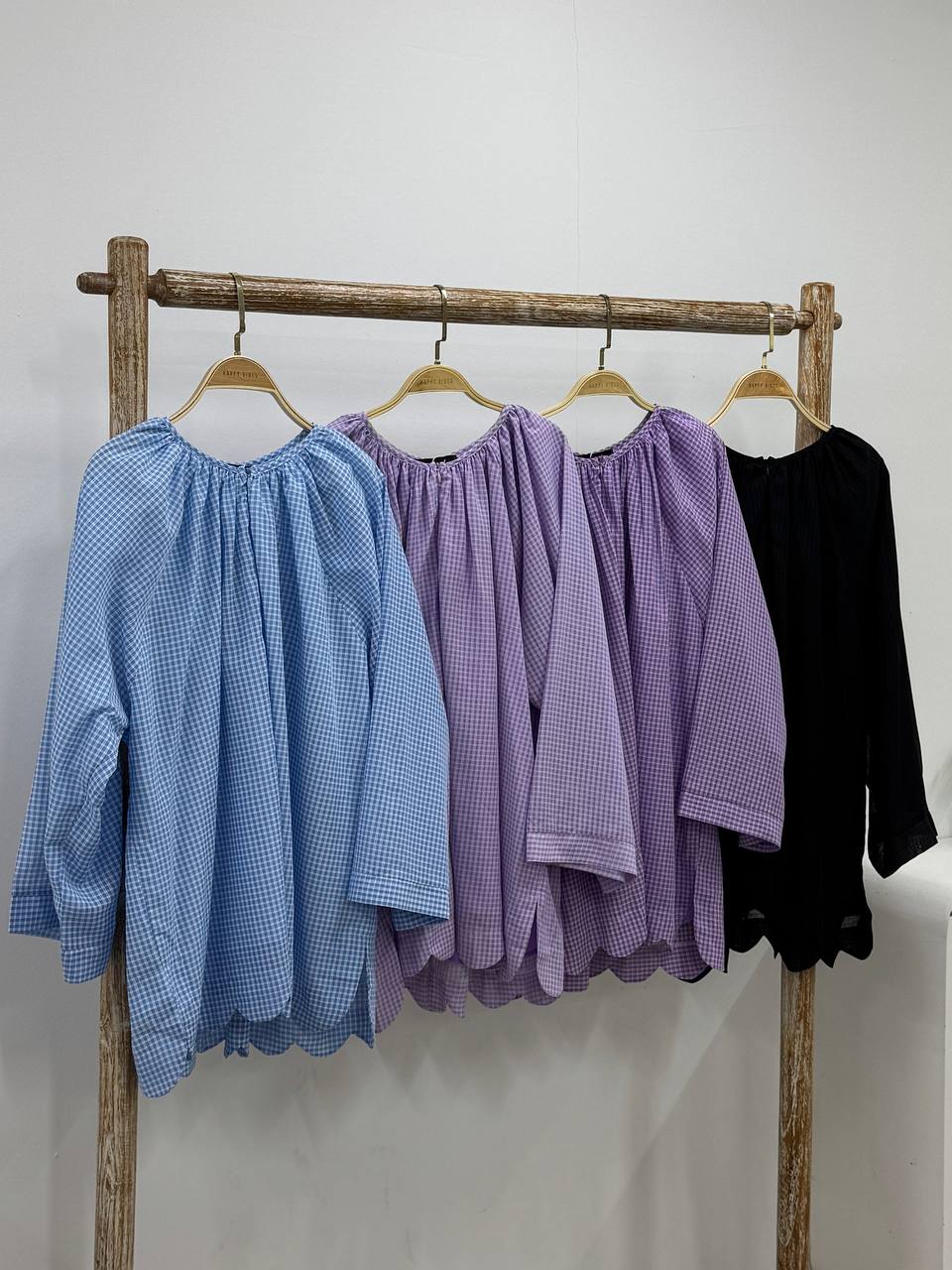 Sculpted Top - Vintage Gingham