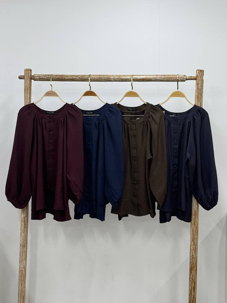 Thea Buttondown Plain Top