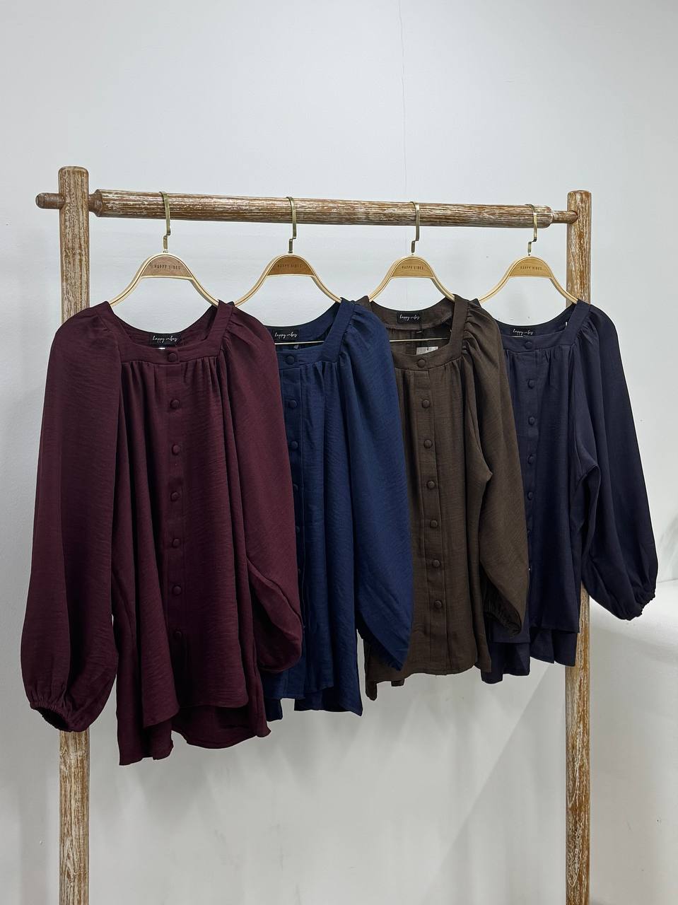 Thea Buttondown Plain Top