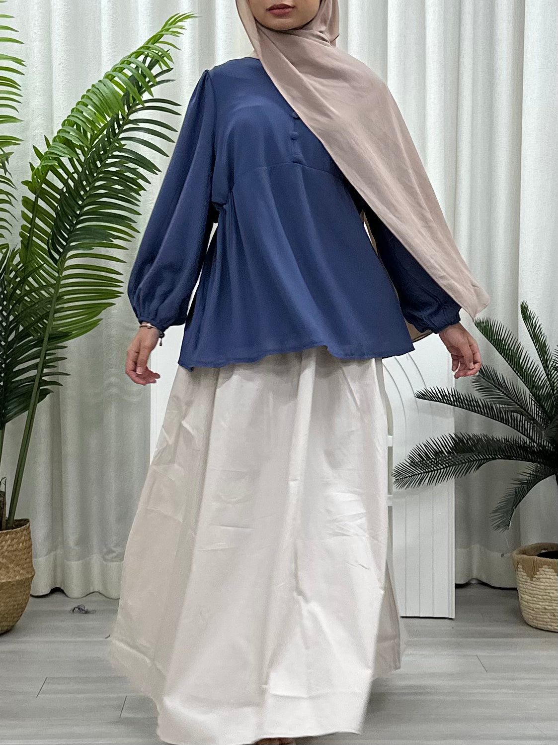 Arabella Flare Peplum Top