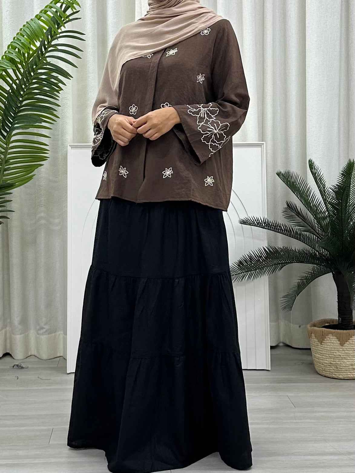 Lily Bloom Kurung Top - Button