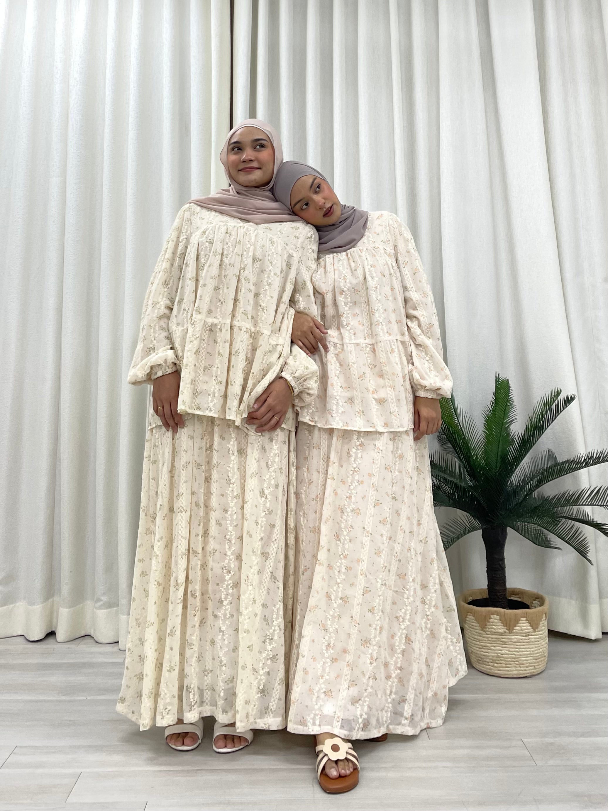 Tiers of Grace Elegant Skirt Set