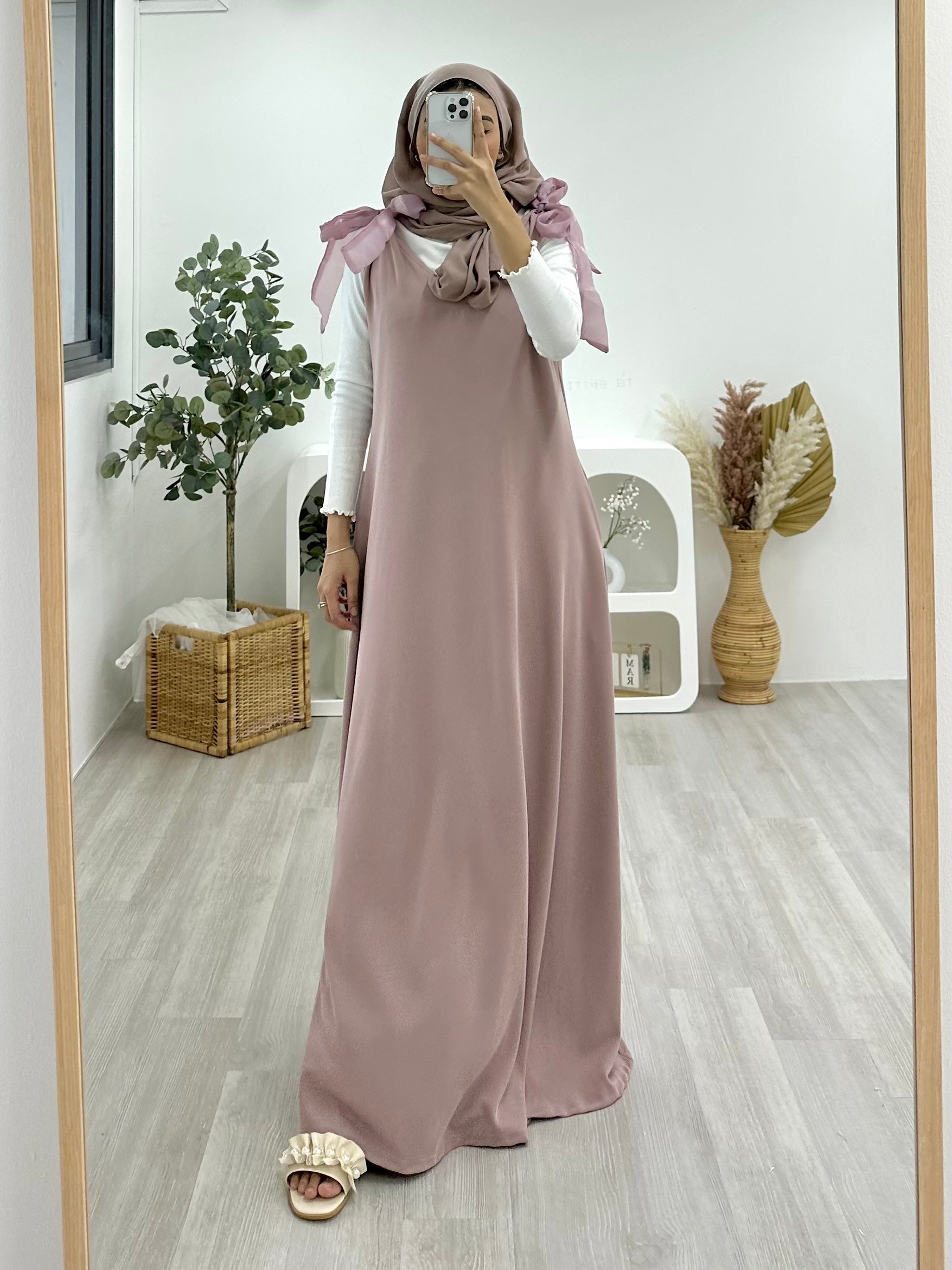 Ribbon Tie Maxi Dress