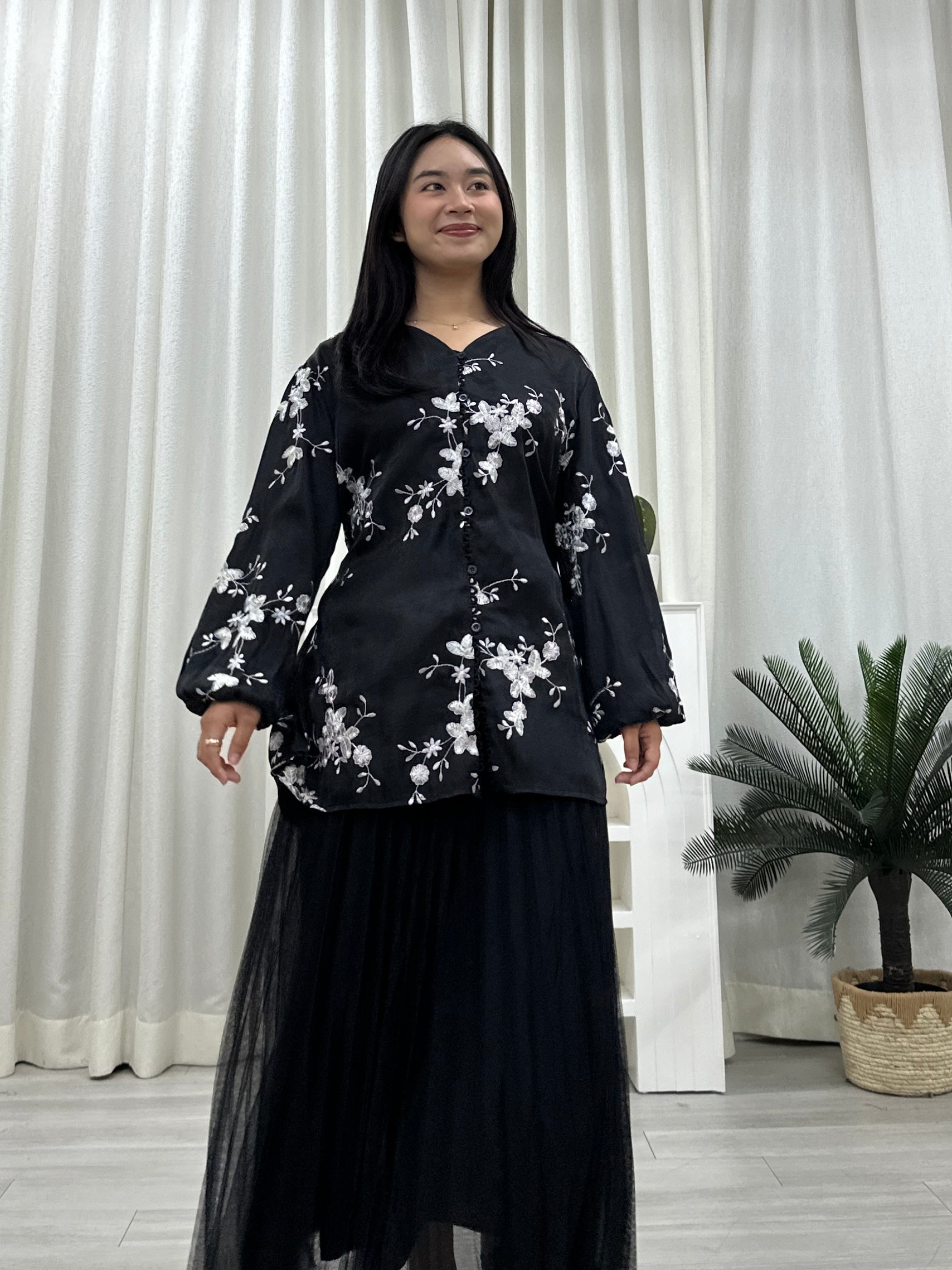 Wanderlace Blouse - Mira Attached sash