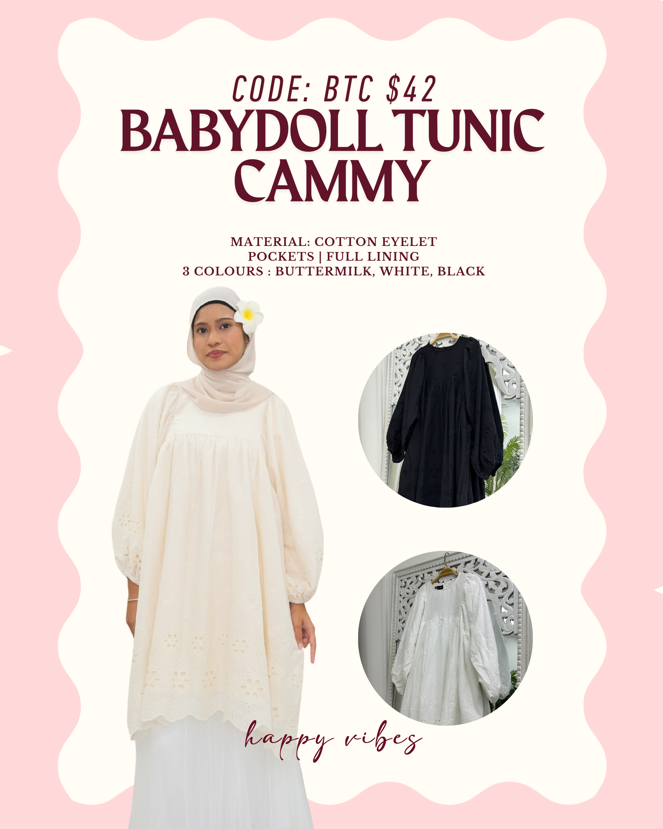 Babydoll Tunic - Cammy