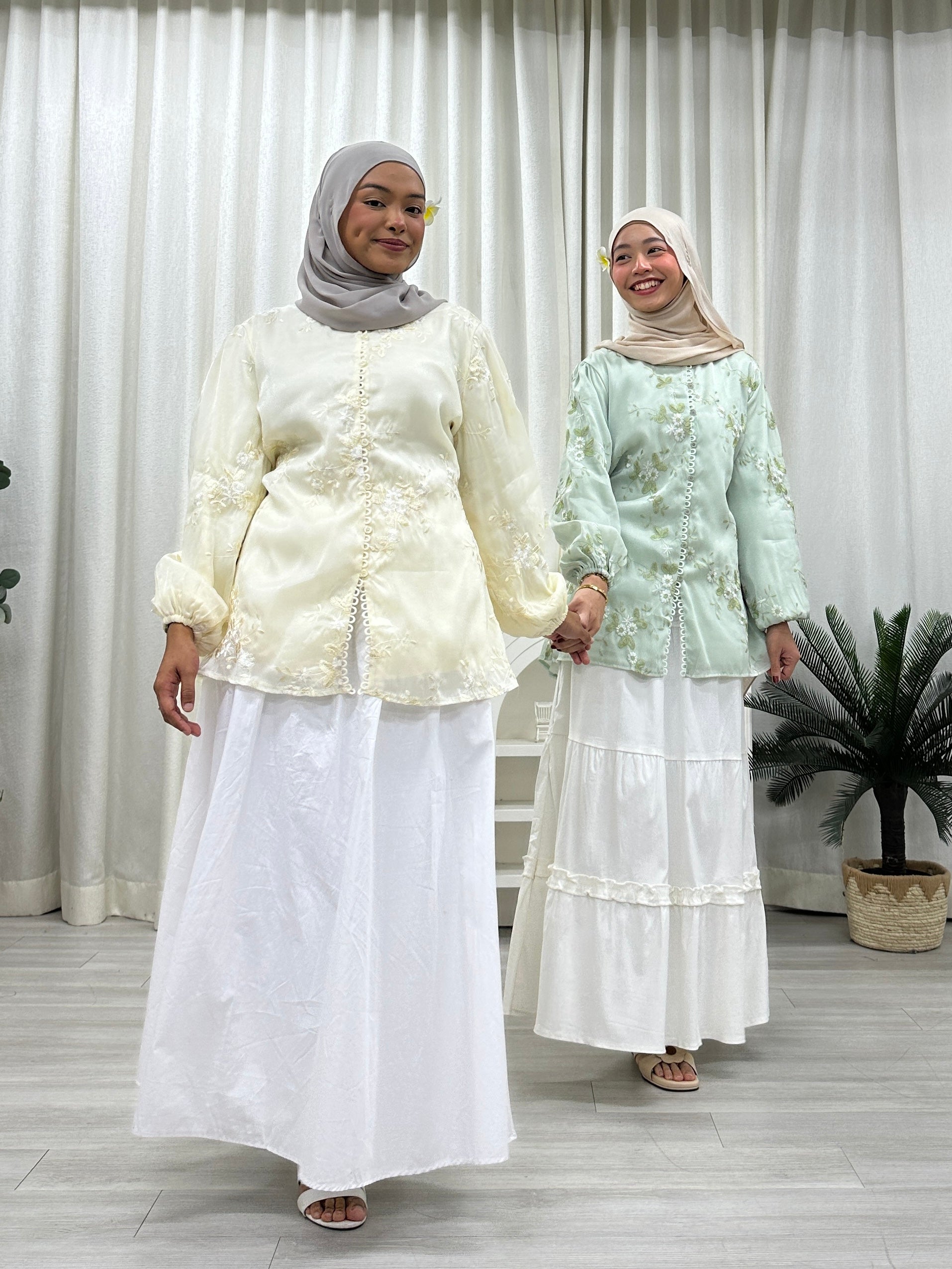 Wanderlace Blouse - Mira Attached sash