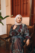 Load image into Gallery viewer, Batik Square Neck Ruffle Dress - Nafisah
