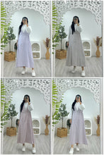 Load image into Gallery viewer, Stripe Slip on Dress With Inner
