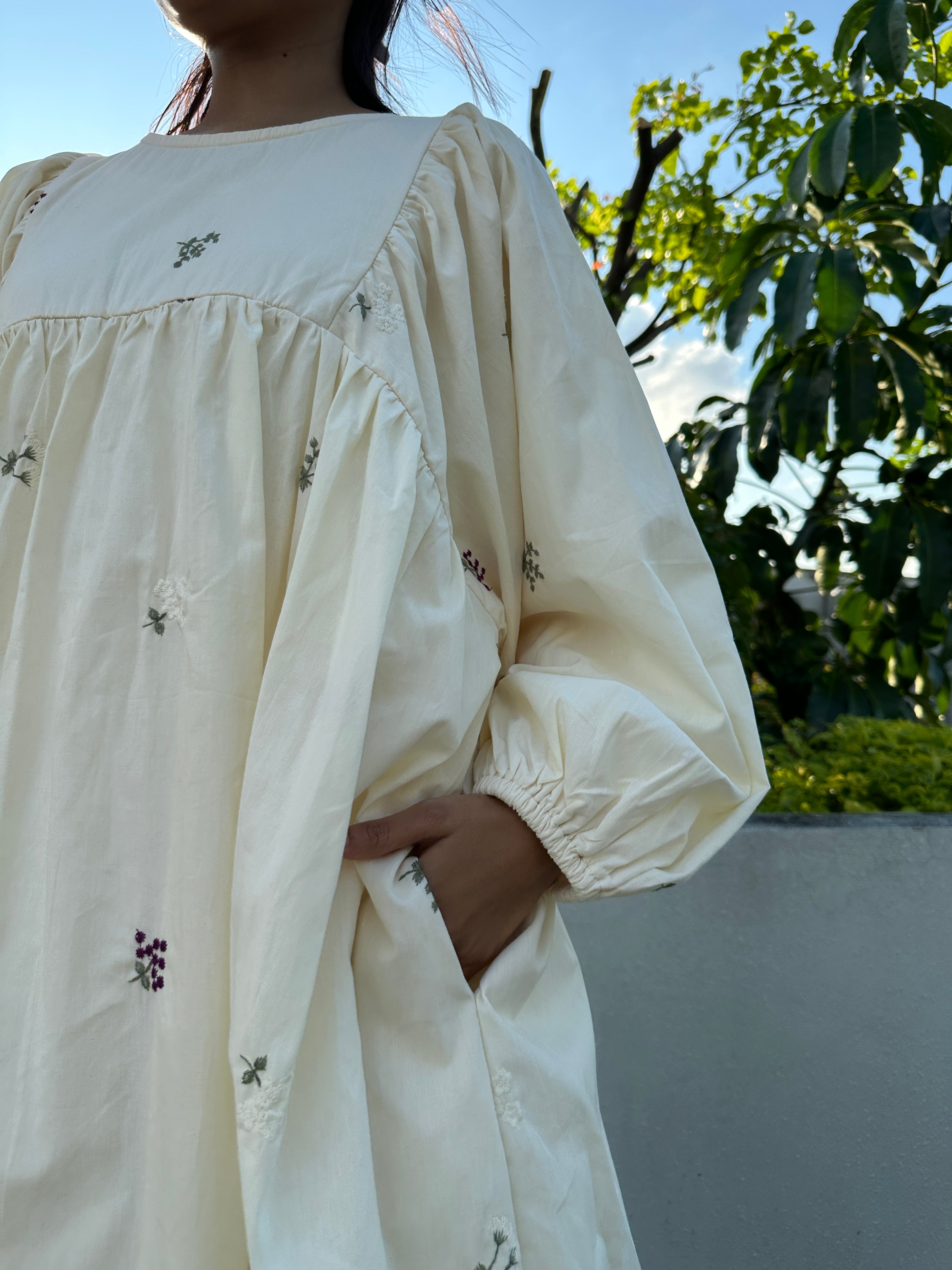 Embo Babydoll Tunic - Mira Pockets
