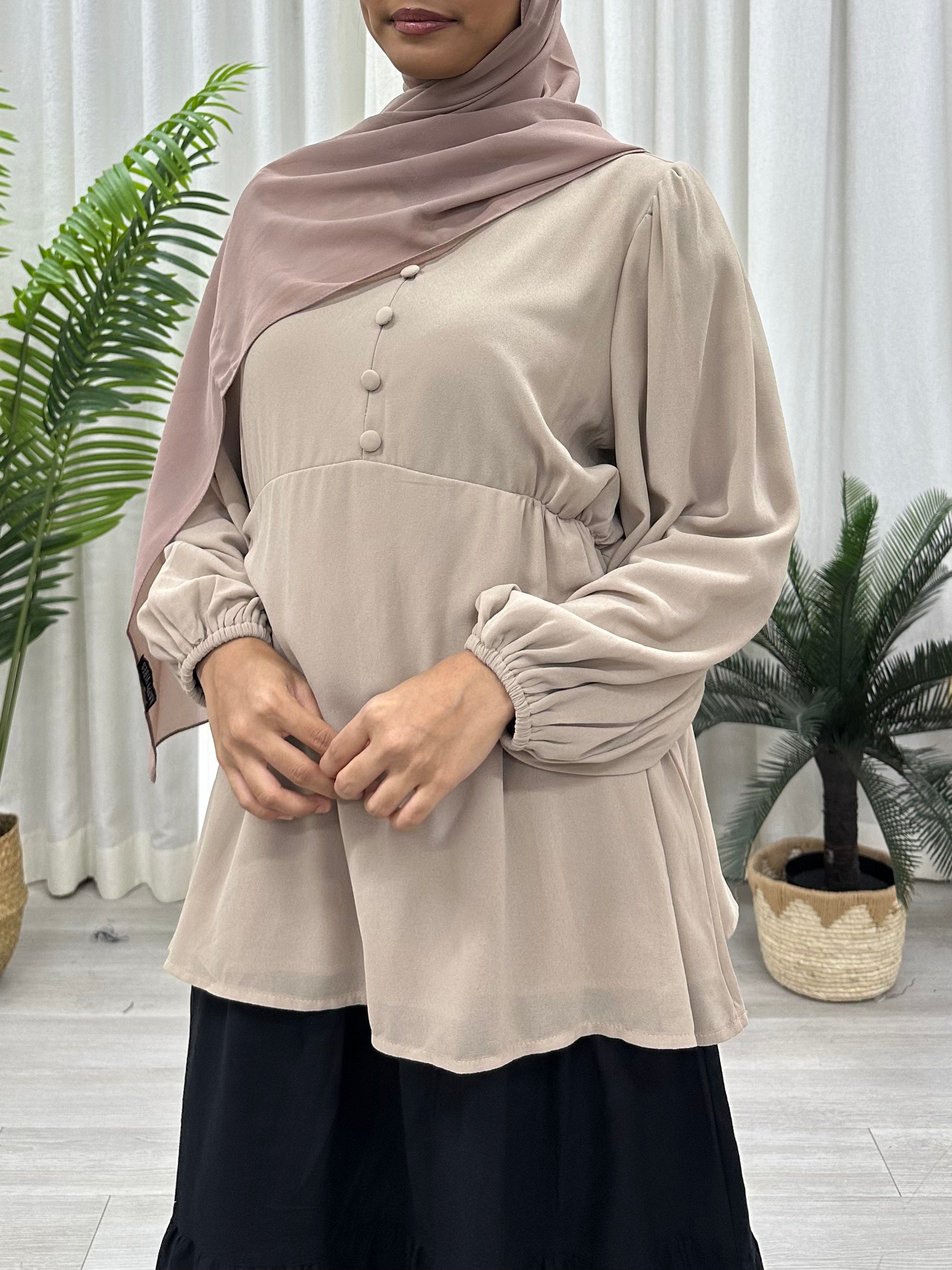 Arabella Flare Peplum Top