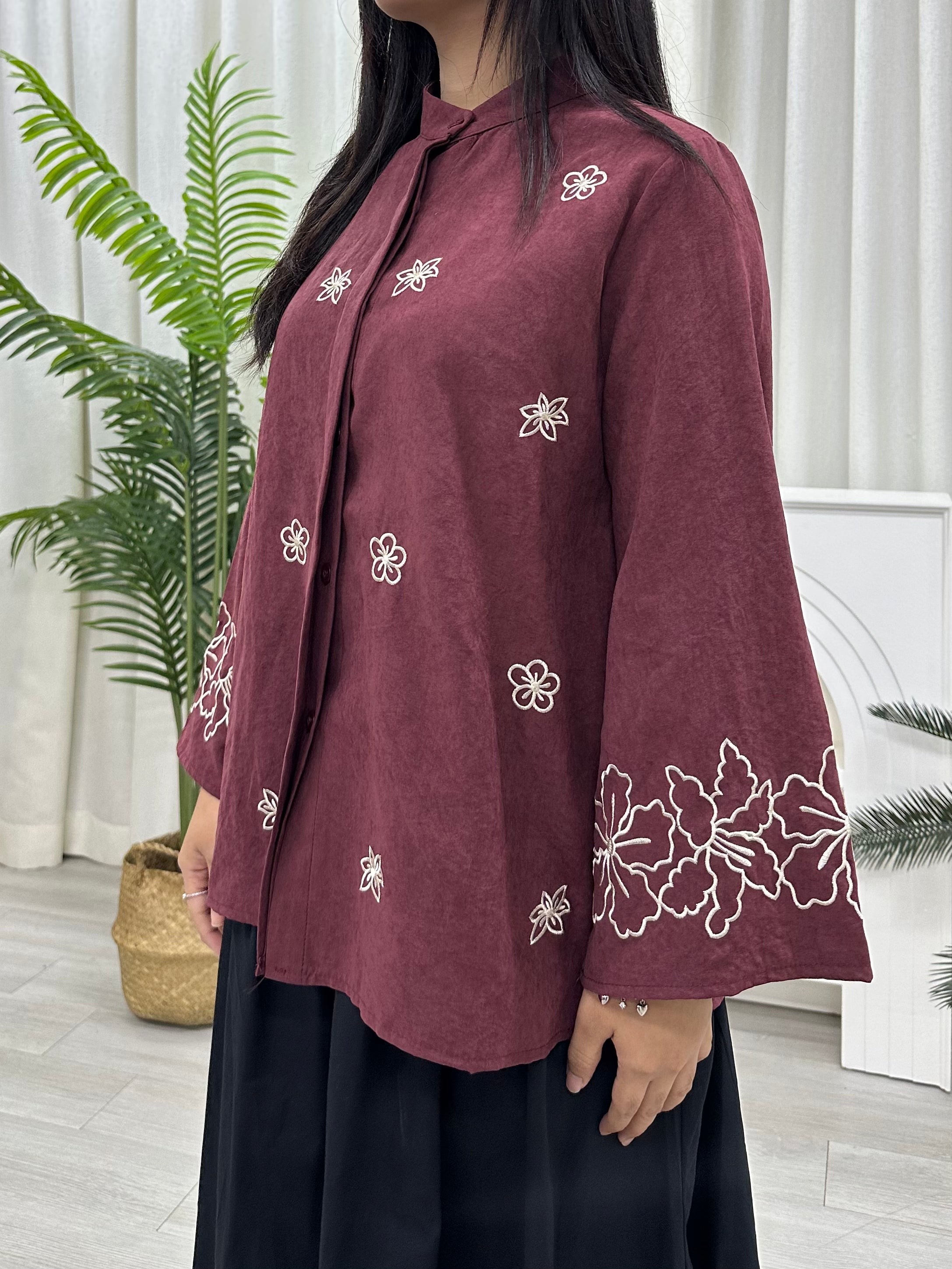 Lily Bloom Kurung Top - Button