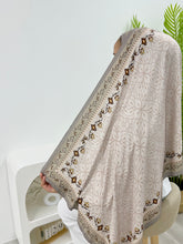 Load image into Gallery viewer, Printed Matte Satin Shawl - Whimsical