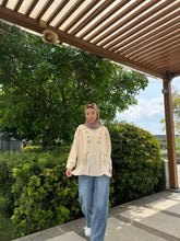 Load image into Gallery viewer, Sage Leaves V Neck Top
