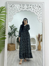 Load image into Gallery viewer, Blushing Flora V Maxi Dress